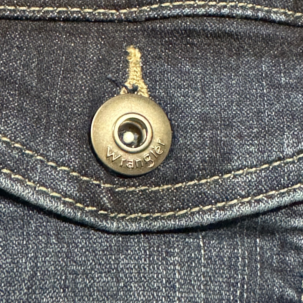 Wrangler Women's Dark Blue Jean Jacket - Picture 5 of 5